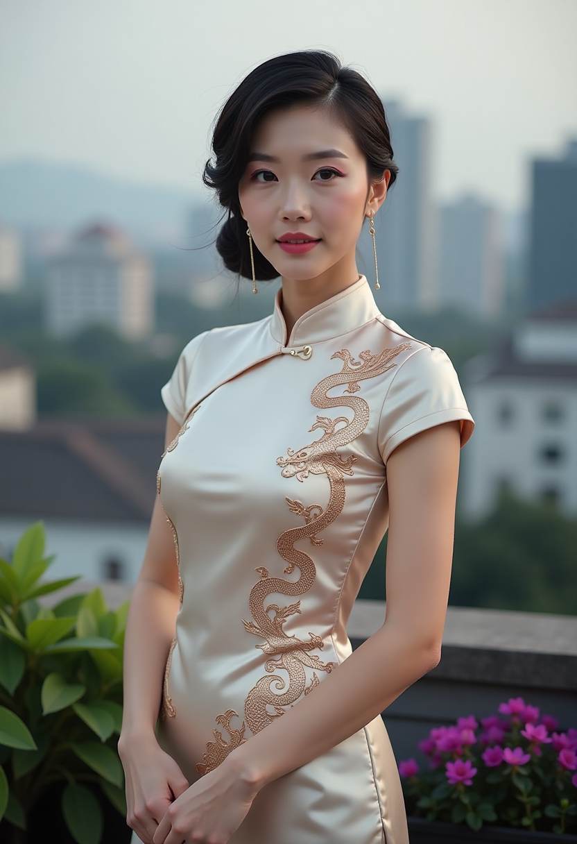 镇魂碑前